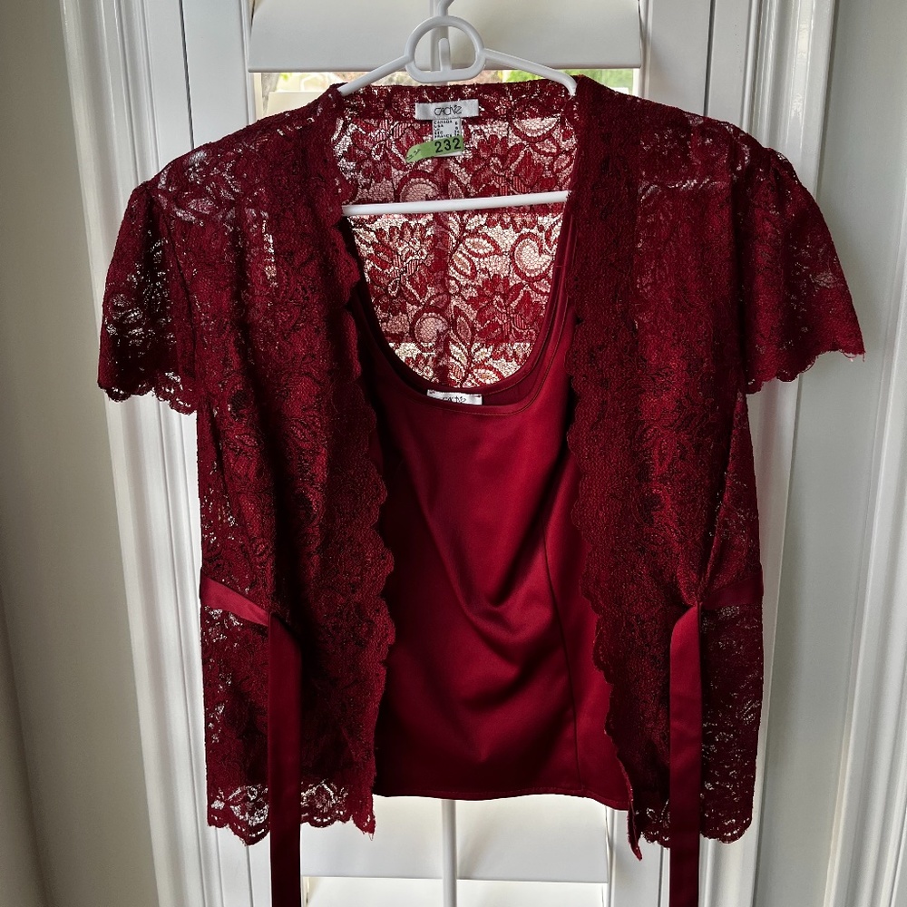 Cache Lace Top
